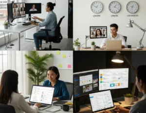 Flexible Work Arrangements and Time Zone Advantage