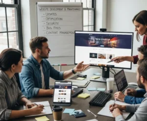 Website Development and Maintenance in Outsourcing Services