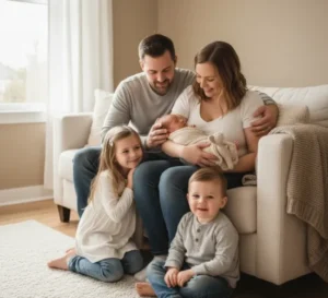 Capture Everyday Moments with Family in Lifestyle and Studio Newborn