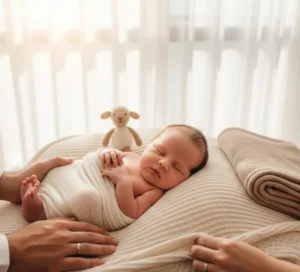 Use Gentle and Even Lighting in Lifestyle and Studio Newborn