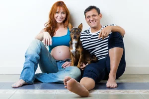 Include Family and Pets for beautiful maternity photos