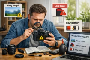 Camera care for photographers