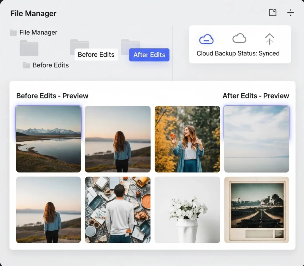 Organized data management system dashboard