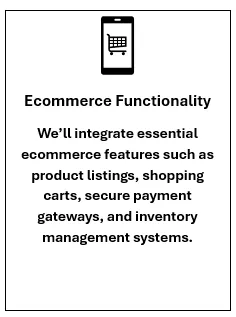Ecommerce functionality