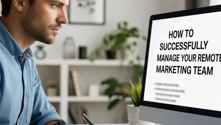 How to Successfully Manage Your Remote Marketing Team How to Successfully Manage Your Remote Marketing Team