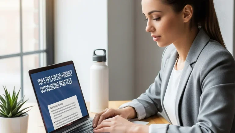 Top 5 Tips for Eco-Friendly Outsourcing Practices Top 5 Tips for Eco-Friendly Outsourcing Practices