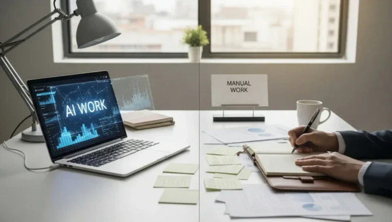 Choosing the Right Way Between AI and Manual Work Choosing the Right Way Between AI and Manual Work