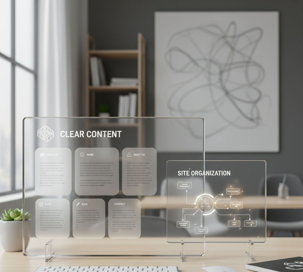 Clear Content & Site Organization
